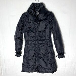 RW&CO. Black Puffer Jacket with High Collar Winter Coat S